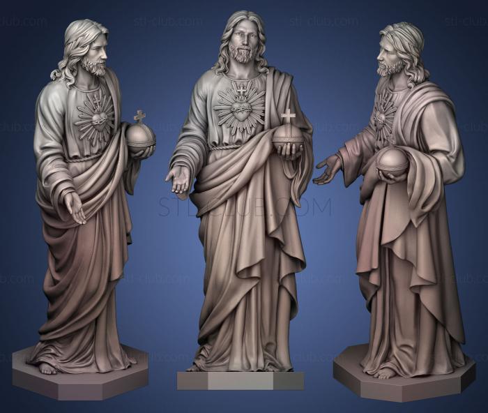 3D model jesus statues (STL)